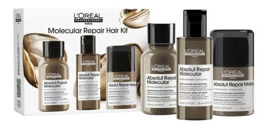 L'oréal Professionnel Absolut Repair Molecular 3-trinns Hårpleie Kit