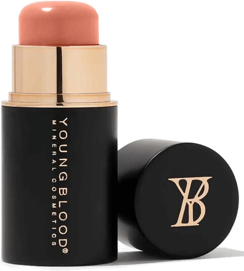 Youngblood Mineral Cosmetics Yb Mini Vividluxe Crème Blush Stick Bellini Coral 2.5 G