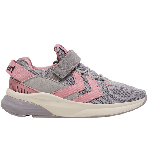 Hummel Sko Nå 300 resirkulert Jr Alloy 38 Sko Grå Hvit Rosa