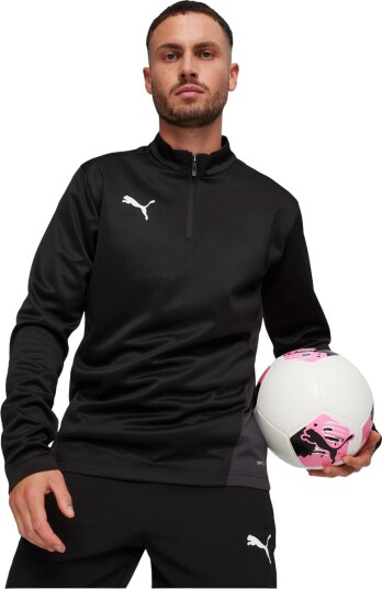 Puma teamGOAL Training 1/4 Zip Top treningsgenser unisex Black M