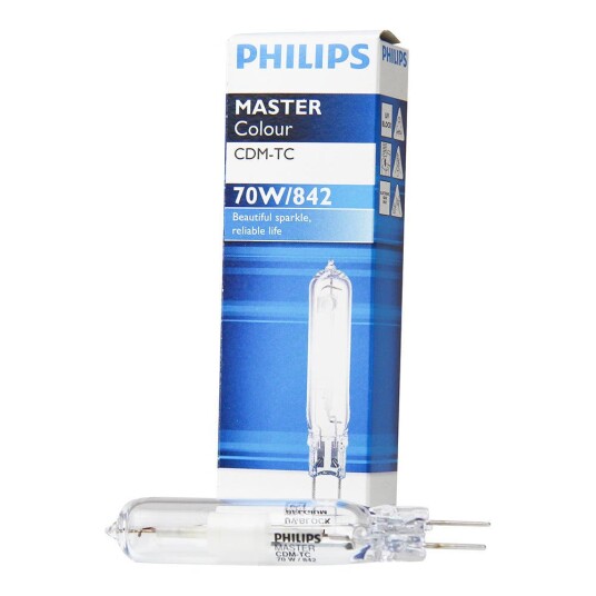Philips MASTERColour G8.5 CDM-TC 70W - 842 kald hvit