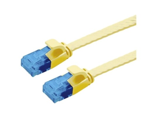Value 21.99.2034 1,5 M Cat6a U/Utp Utp Rj-45 Rj-45 Gul