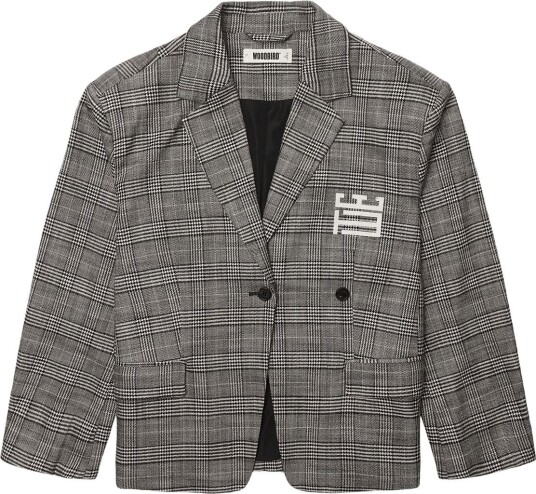 Woodbird Wbyun Check Blazer Grey S