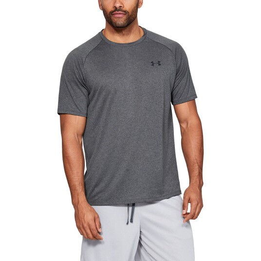 Under Armour Tech Tee, Carbon Heather - XXL