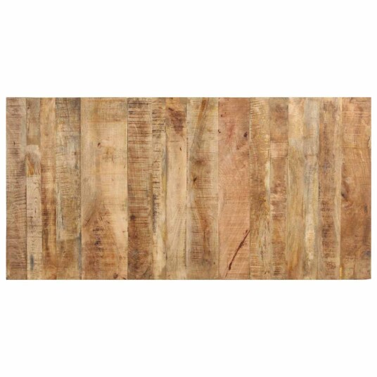 vidaXL Spisebord 160x80x76 cm grovt mangotre vidaXL Spisebord 160x80x76 cm grovt mangotre