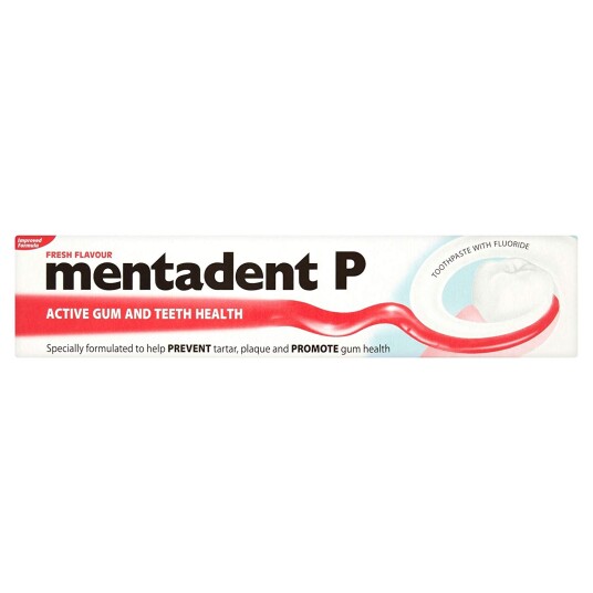 Mentadent P Tannkrem Mentadent P Tannkrem