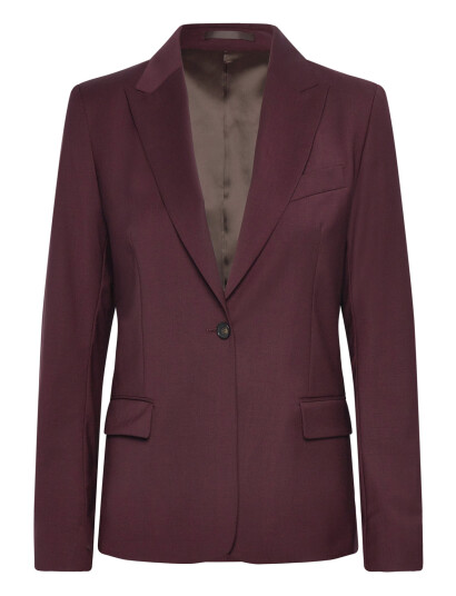 Filippa K Sasha Cool Wool Blazer Burgundy 34