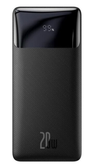 Baseus Ppdml-M01, 20000 Mah, Litiumpolymer (Lipo), 3,7 V, 20 W, Sort
