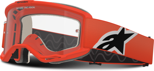 Alpinestars Crossbriller Vision 5 Corp Oransje-Clear Alpinestars Crossbriller Vision 5 Corp Oransje-Clear