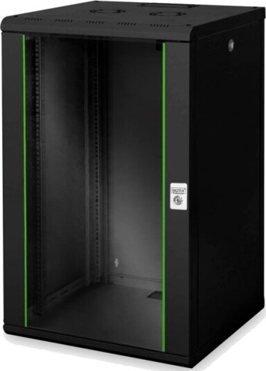 Digitus Professional Dn-19 20U-6 6-Sw Rack Skap Veggmonterbar Svart Ral 9005 20U 19"