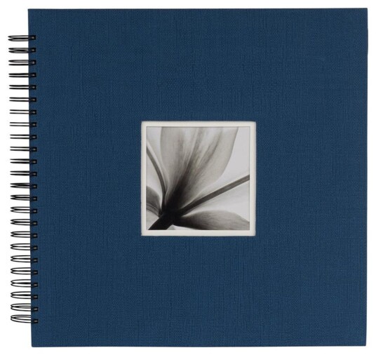 DÃRR UniTex Spiral Fotoalbum (34x34cm) BlÃ¥