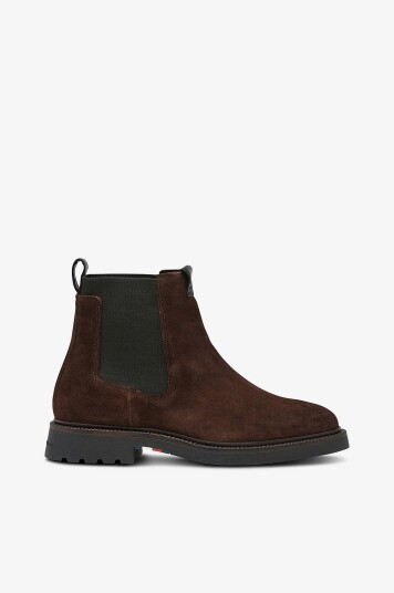 Tommy Hilfiger Chelseaboots Hilfiger Comfort Lwt Sde Chelsea Brun