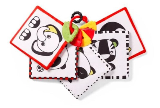 BABYONO Stoffbok med Bitering Dyrene BABYONO Stoffbok med Bitering Dyrene