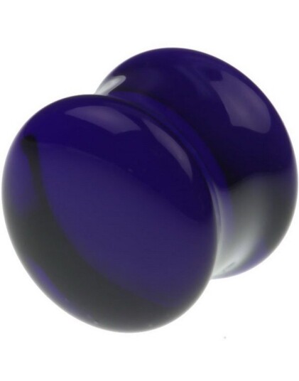 Utgått Blå Pyrex Piercing Plugg Strl 1.6 mm