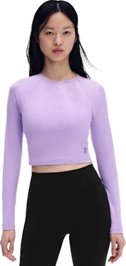 On Studio Long T Crop Dame Bloom L