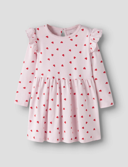 Name It Nmfbheart Ls Dress Pink 86