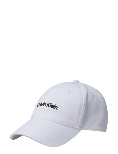 Calvin Klein Titlecase Embroidery Baseball Ca   White   ONE SIZE