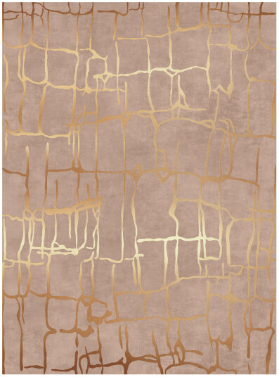 Wilton teppe Lorenzo brun/gull Størrelse: 200 x 280 cm