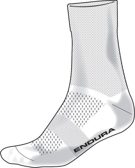 Endura PRO SL sykkelsokker hvit str 4247