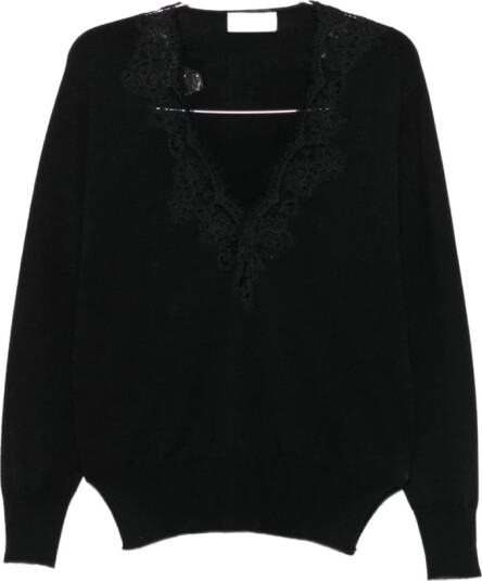 Ermanno Scervino Dame Strikkevarer Svart 2XS,
