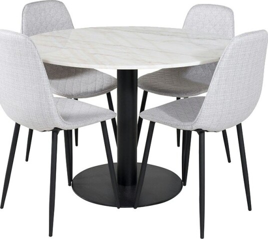 Venture Home Spisegruppe Venture Home Estelle med 4 Phoi Stoler Polyester GR20464