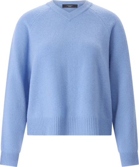 Weekend Max Mara Dame Strikkevarer Blå XS,