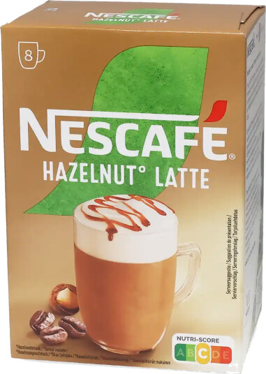 Nescafé | Hazelnut Latte 8 poser pulverkaffe Nescafé | Hazelnut Latte 8 poser pulverkaffe