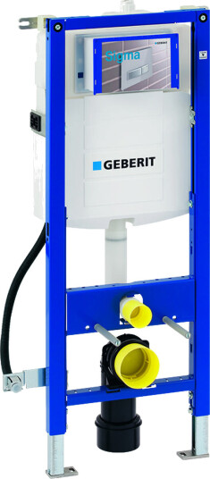 Geberit Duofix Sigma Sisterne, 112 cm Frontbetjent. Smal modell