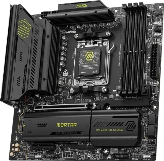 MSI MAG B850M MORTAR WIFI hovedkort AMD B850 Sokkel AM5 Micro ATX