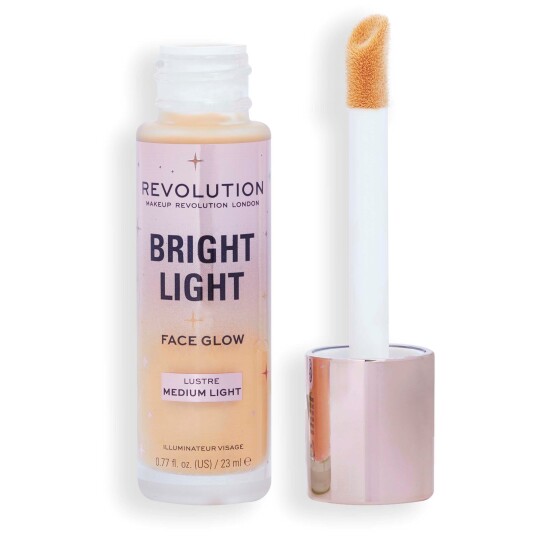 Makeup Revolution Revolution Bright Light Face Glow Lustre Medium Light 23ml Makeup Revolution Revolution Bright Light Face Glow Lustre Medium Light 23ml