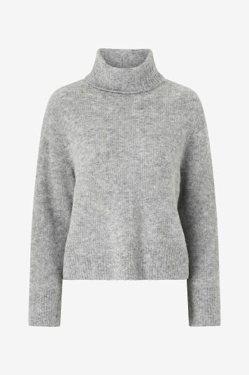 MOS MOSH - Genser mMaidy Thora Rollneck Knit - Grå MOS MOSH - Genser mMaidy Thora Rollneck Knit - Grå