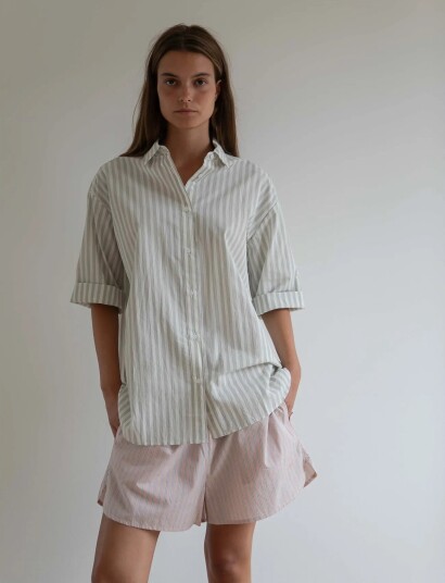 STUDIO FEDER Cecilia Shirt   Multi/patterned   XS