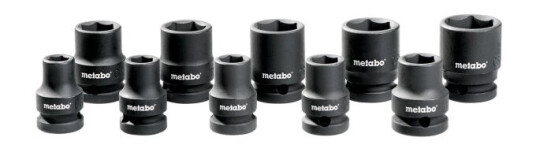 Metabo 1/2" Pipenøkkelsett med 10 Slagfaste Nøkler Metabo 1/2" Pipenøkkelsett med 10 Slagfaste Nøkler