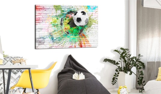 Tavle Colourful Sport Football 90X60 Artgeist sp. z o. o.