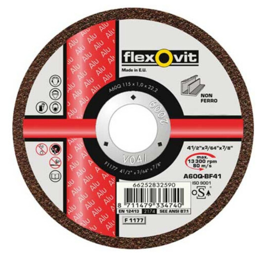 Flexovit Kappeskive 125X1,6 Aluminium