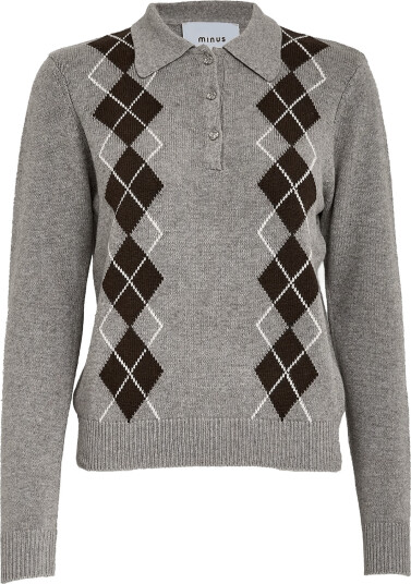 Minus Mslexie Rws Knit Pullover Grey XS Minus Mslexie Rws Knit Pullover Grey XS