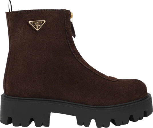 Prada, Dame, Sko, Brun, 37 EU,