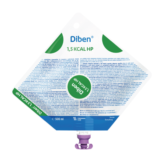 Diben 1,5 kcal HP sondeløsning 15x500 ml Diben 1,5 kcal HP sondeløsning 15x500 ml