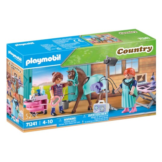 Playmobil Country Kvinnelig Dyrlege Til Hester 71241