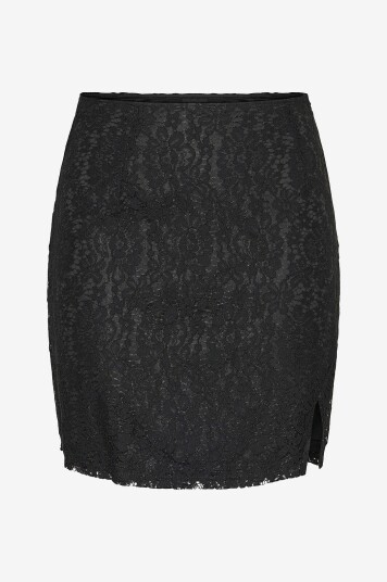 pieces - Skjørt pcNicki HW Lace Skirt - Svart