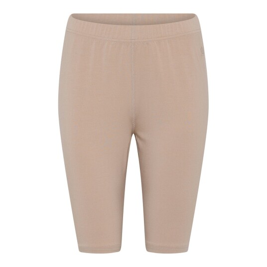 URBAN QUEST Women Bamboo Short Leggings - Cream - S