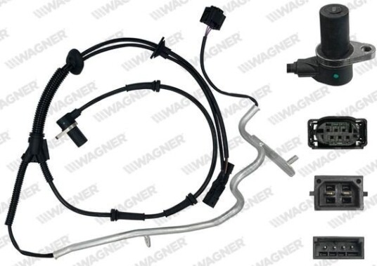 Sensor, ABS WAGNER ABS00307 Sensor, ABS WAGNER ABS00307
