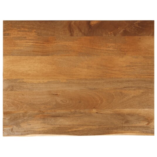 Bordplate 110x80x2,5 cm naturlig kant heltre mango 370557 Bordplate 110x80x2,5 cm naturlig kant heltre mango 370557