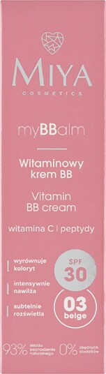 Miya myBBcream Vitamin BB Cream SPF30 03_beige Miya myBBcream Vitamin BB Cream SPF30 03_beige