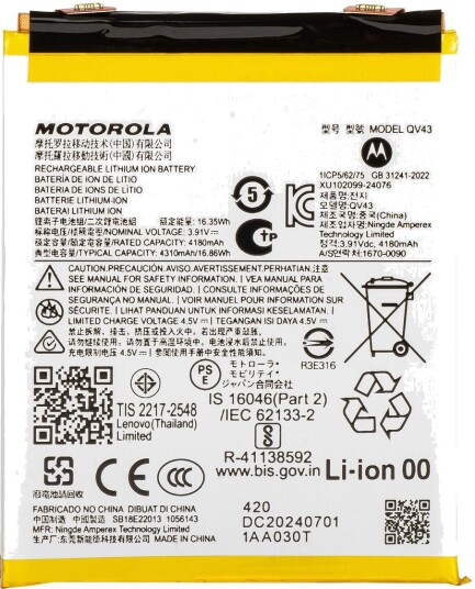 Motorola Edge 50 Neo Batteri QV43 Original