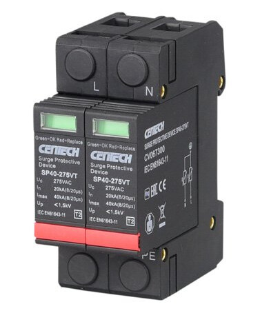 Cenika Overspenningsvern 2-pol Type 2 Pluggbar 275V