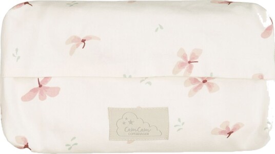 Cam Cam Vådserviet Etui 22 cm Windflower Creme Cam Cam OneSize Etui for våtservietter Hvit
