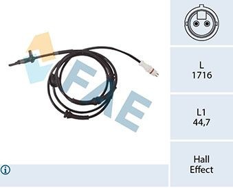 ABS sensor FAE 78364