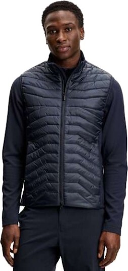 J. Lindeberg Heyden Quilt Hybrid Vest Navy L J. Lindeberg Heyden Quilt Hybrid Vest Navy L