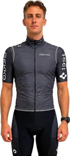 Castelli Gekko Espresso 2 Vest Herre Grey L